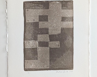 Original Art | Hand-Printed Monotype | Tenebris | Wall Art on Paper