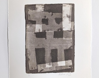 Original Art | Hand-Printed Monotype | Janua | Wall Art on Paper