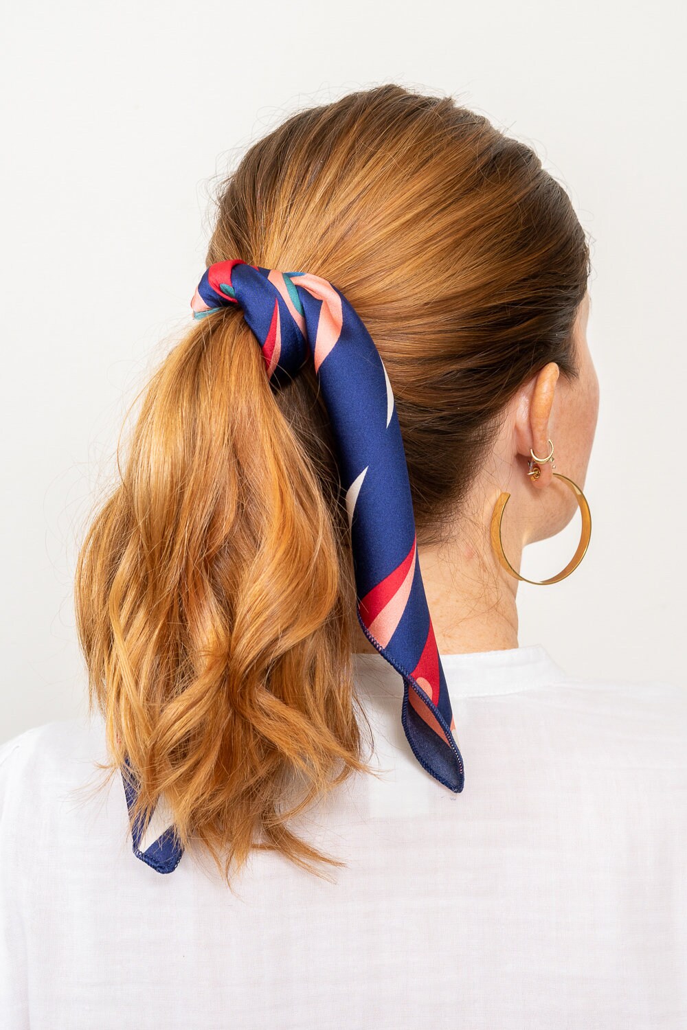 Scarf Women Hair Scarf Ponytail Hair Scarf For Women Hair Etsy