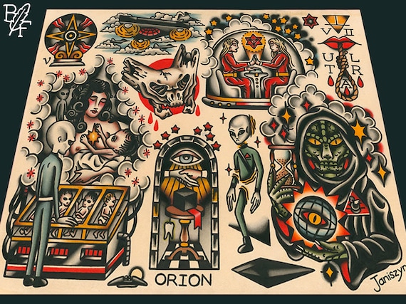 Traditional Flash Tattoo Designs