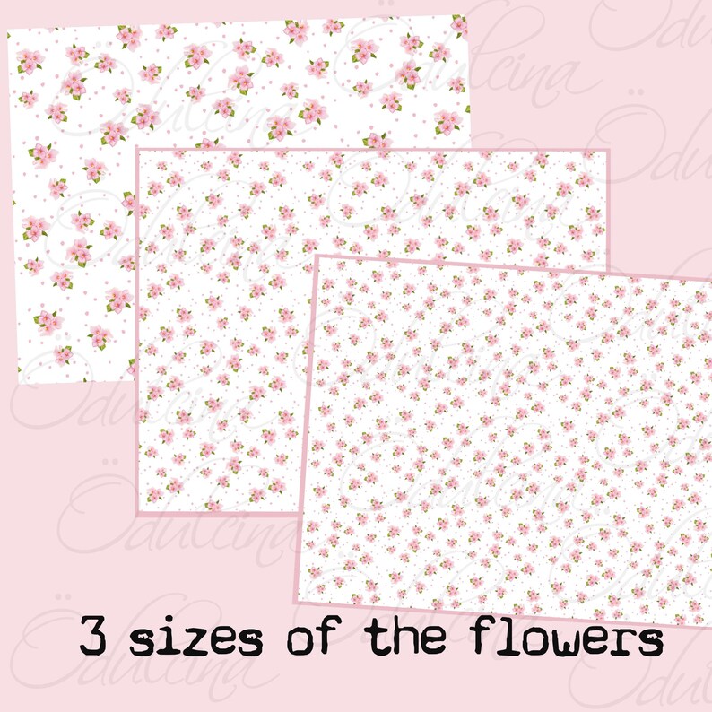 The Pink Lover Kit, Paper Kit With Pink Polka Dots & Flowers ...