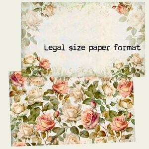 Legal Size Printable, Design Papers #2, Vintage Wallpaper - Antique ...