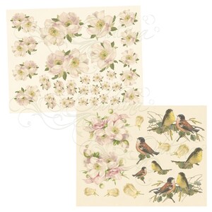 Elegant Roses Kit, Digital Download - Antique Papers - Printable for ...