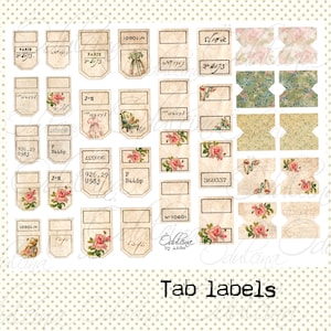 Dressing Room Ephemera Bundle, Shabby Chic Style, Lace Holder ...