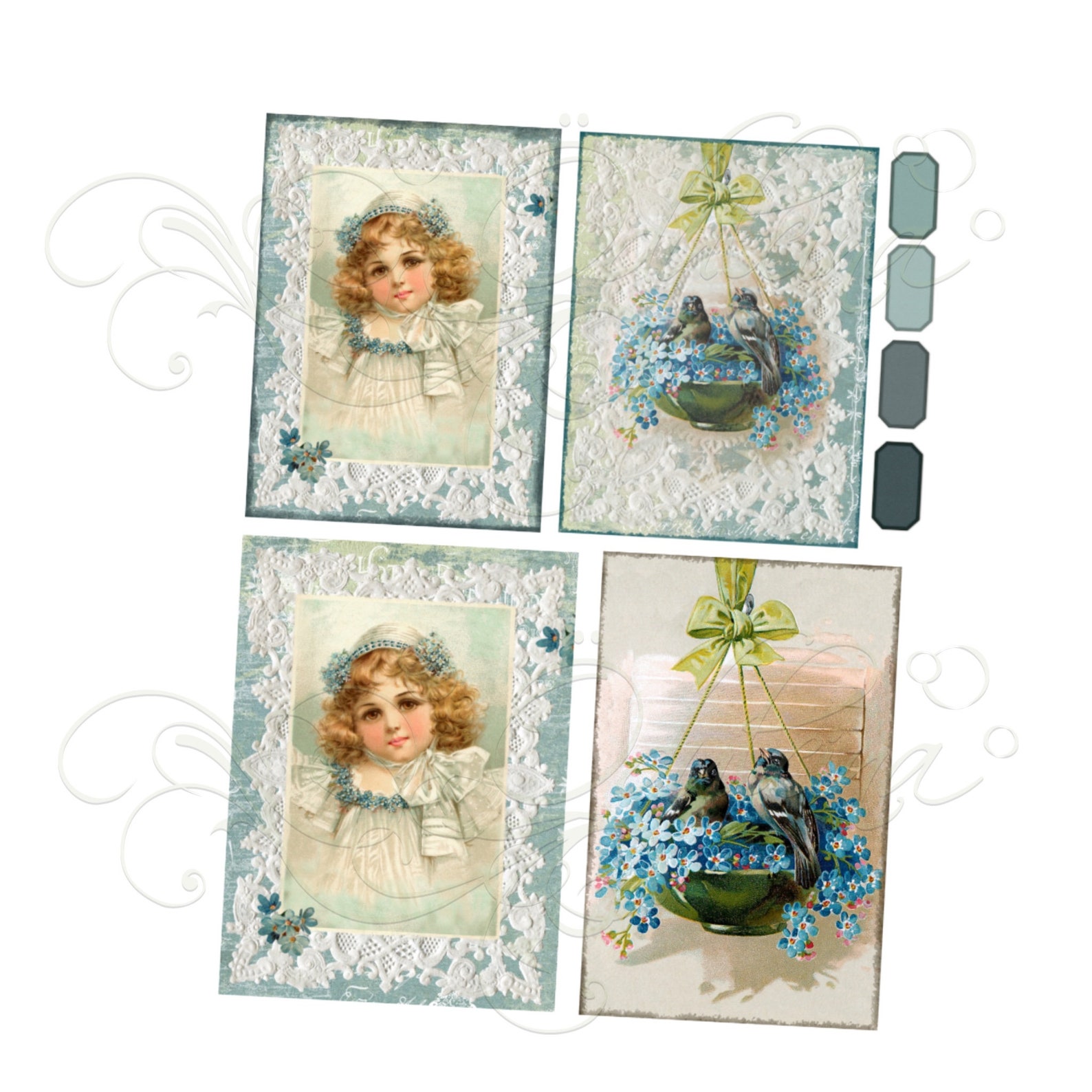 Me Not Kit Digital Download Antique Papers Etsy Canada