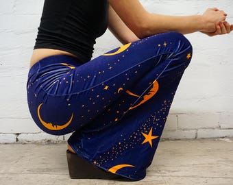 Hendrix Nights Velvet Flares - Blue Moon Bell Bottoms