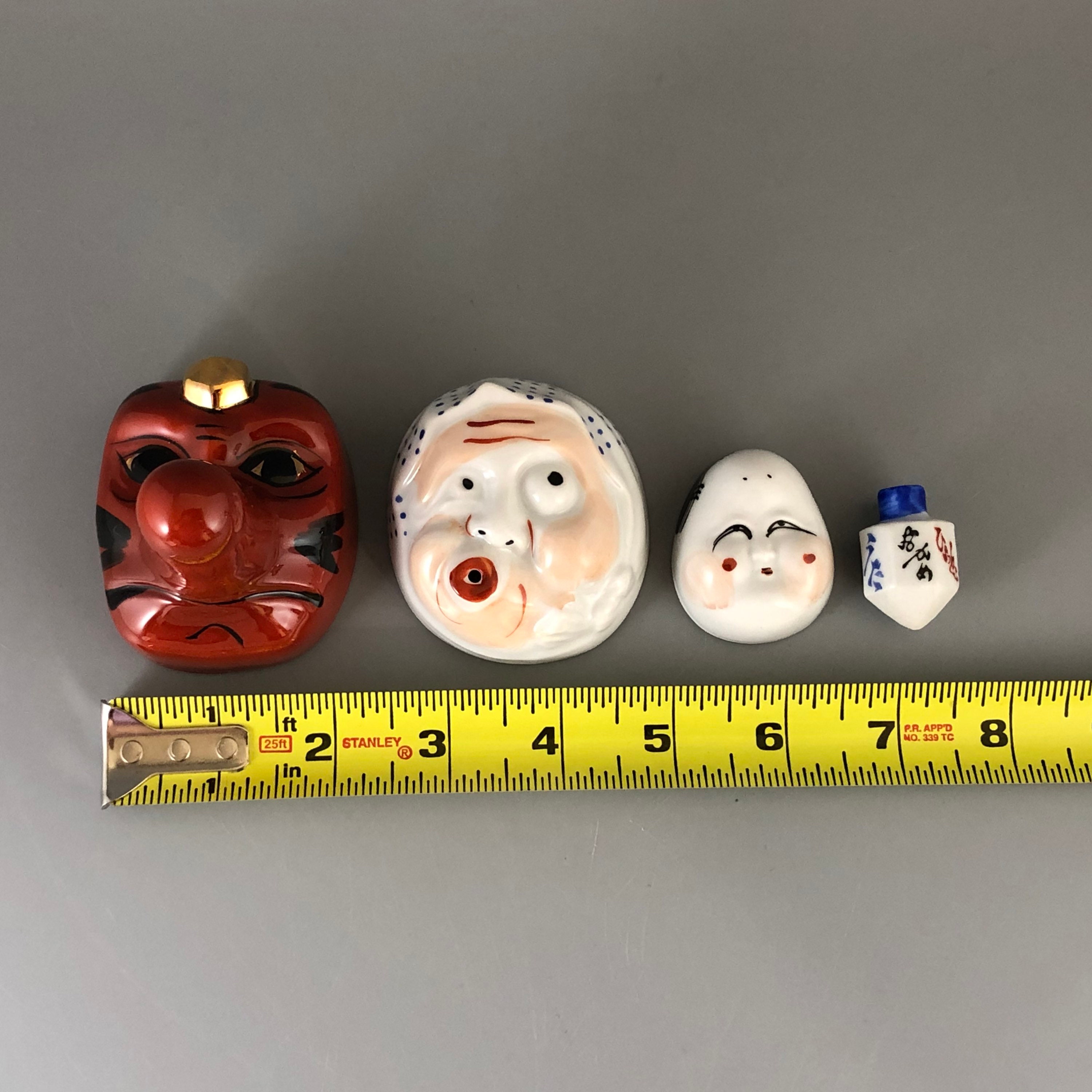 Bekuhai Japanese Party Game Sake Cup Set Tengu Okame Hyottoko - Etsy