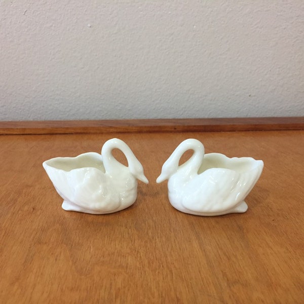 Swan Salt Cellar - Set of 2 - Lenox Fine Chinaware