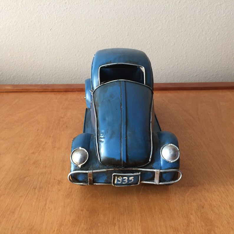 Metal Art Car Blue Volkswagen Beetle Car VW Bug Etsy