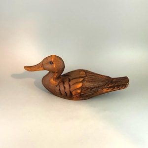 Duck Decoy Decorative Wood Sculpture