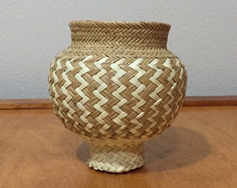Tarahumara Woven Basket from Mexico
