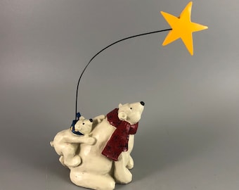 Polor Bears with North Star by Stampin’ Up Studio
