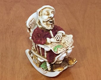 Harmony Kingdom Santa Trinket Box: Jingle Bell Rock, Sleeping Santa