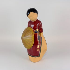 Ceramic Asian Lady Figurine