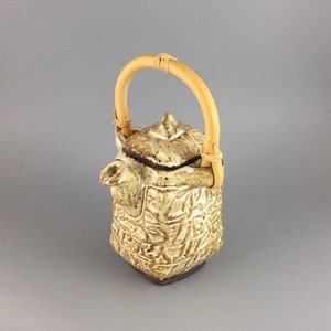 Small Clay Art Teapot – Decorative Pottery Teapot, 7"
