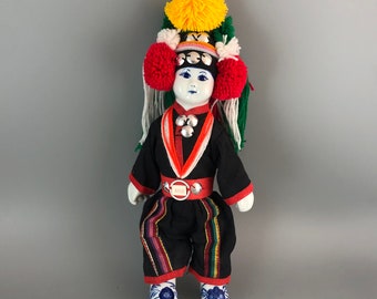 ハンドメイド バンコク タイ文化人形 E-Kaw Girl No 511 タイ アカ族