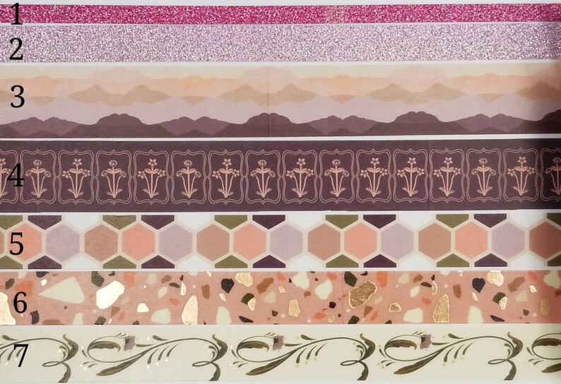 Planner Tape Washi Planner Accessories Washi Tape Set 2 Washi Tape by Recollections Washi Tape Samples 24 inch samples only Planner Tape Washi Planner Accessories Washi Tape Set 2 Washi Tape by Recollections Washi Tape Samples 24 inch samples only
