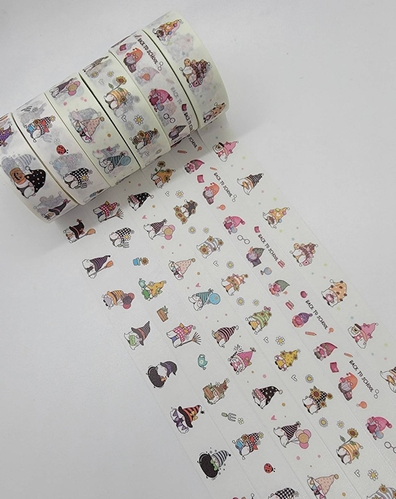 Buy Washi Tape Rolls, Full Roll of Washi Tape, Planner, Bujo, Junk Journal,  Gnomes, Gnome Washi, Back to School, Trick or Treat, Fall Washi Online in  India 