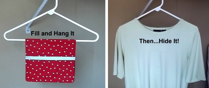 Clothes Hanger Safe PDF Digital Sewing Pattern keeps money | Etsy