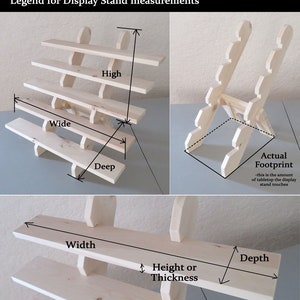 5-Shelf 24 Tray Portable Tabletop Display Stand image 8