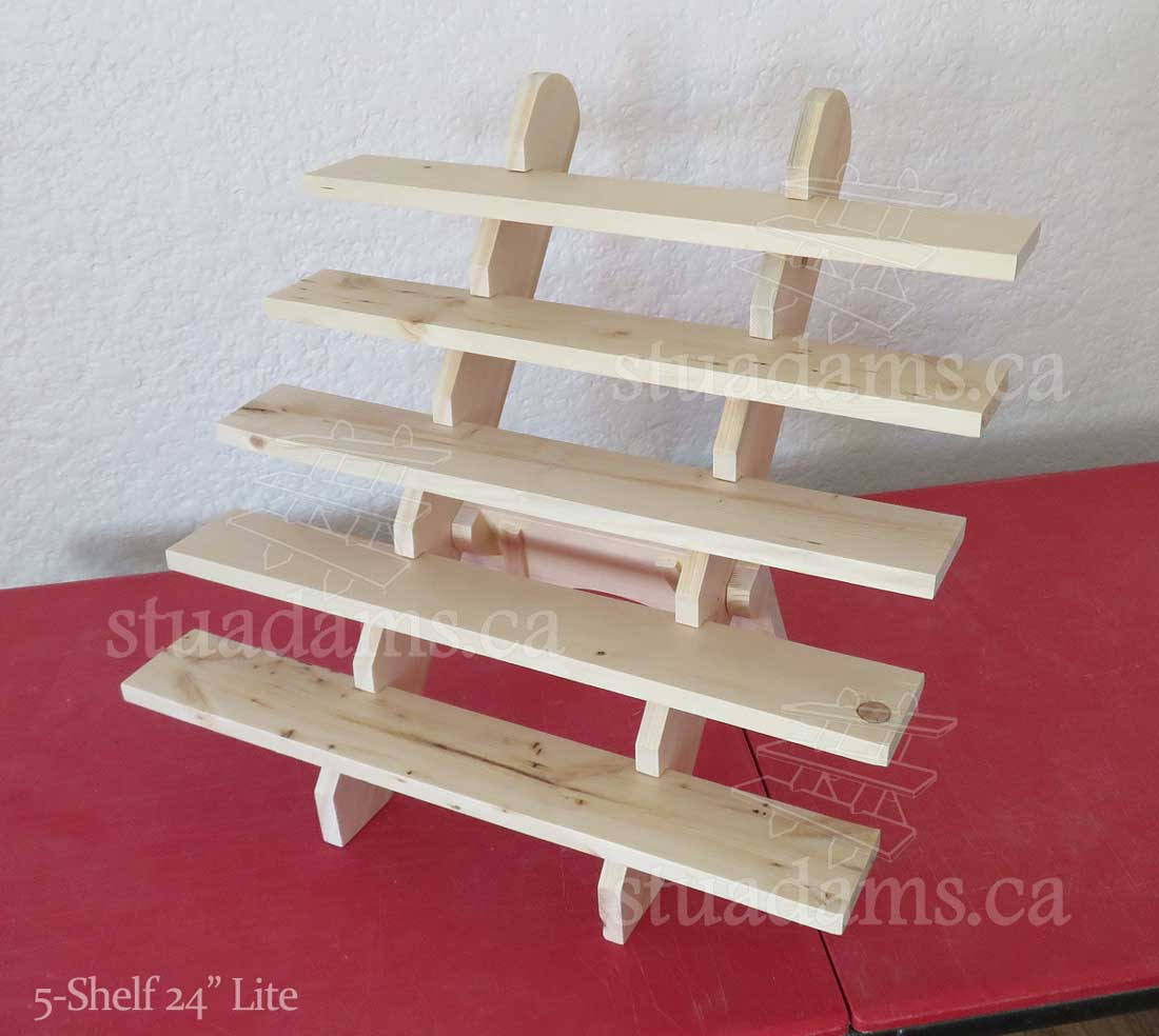 5 shelf 24 Portable Tabletop Display Stand Etsy UK