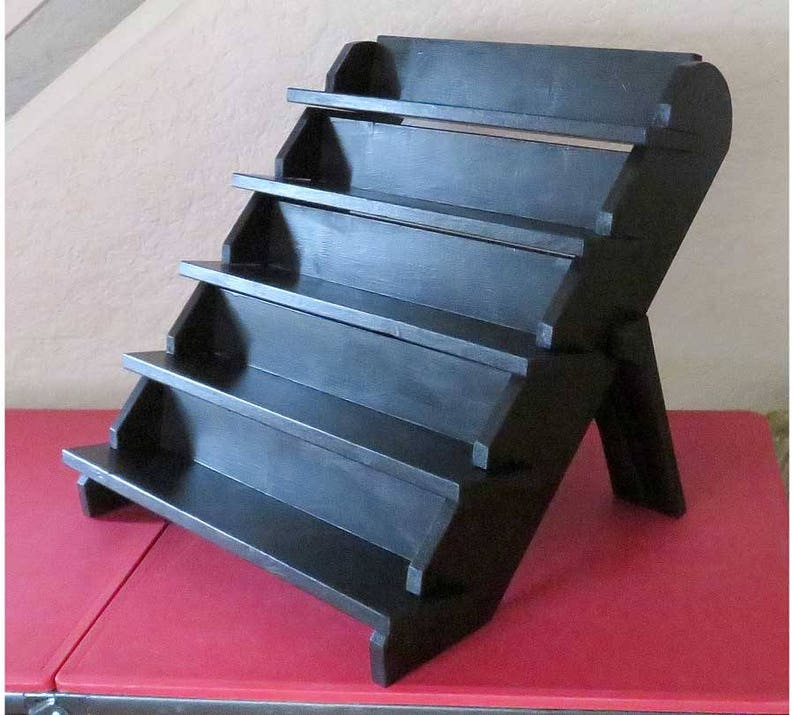 5shelf 24 Tray Portable Tabletop Display Stand Etsy