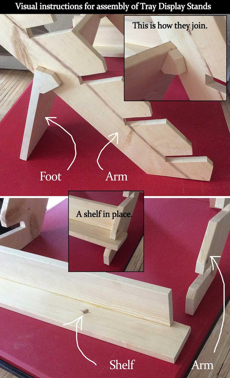 5-Shelf 24 Tray Portable Tabletop Display Stand image 6