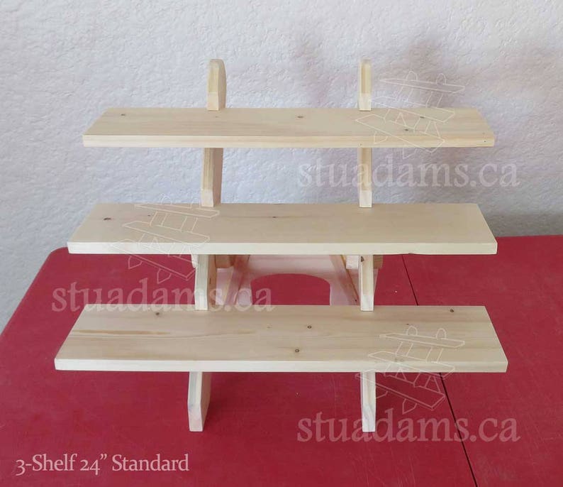 3-Shelf 24 Portable Tabletop Display Stand image 5