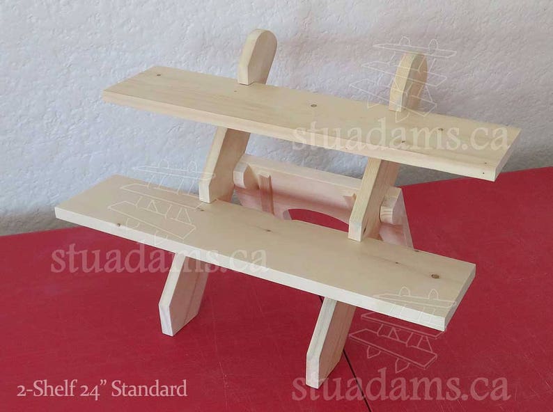 2shelf 24 Portable Tabletop Display Stand Etsy