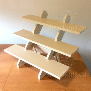 3-Shelf 24 Portable Tabletop Display Stand image 9