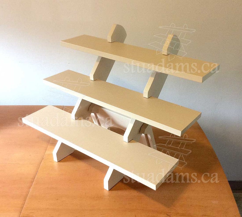 3-Shelf 24 Portable Tabletop Display Stand image 9