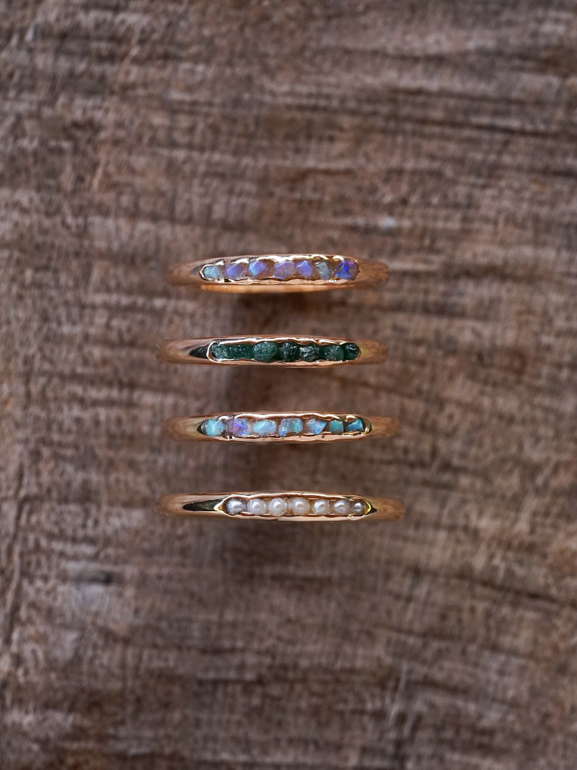 Hidden Gems Ring in Ethical Artisanal Gold Made to Order Etsy Australia