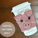 PRINTABLE Cup Cozy Template, DIY Packaging, PDF Download, Market ...