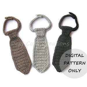 Neck Tie Pattern, PDF PATTERN ONLY, Crochet, Necktie, Tie Pattern, Crochet Pattern, Newborn Tie Pattern, Kids Tie Pattern, Adult Tie Pattern