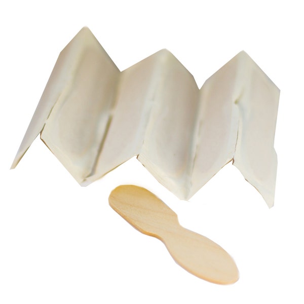 Perfect Stix 4.5" Green Wood Taster Spoons - 100 Count (GRN SPOON 110-100)