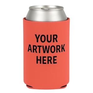 Personalized Neoprene Can Coolers: Custom Wedding & Party Favors