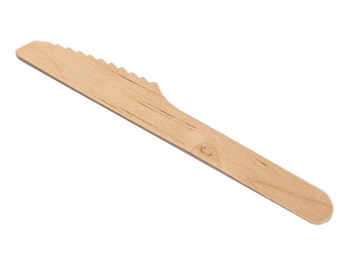 100ct 5 1/2" Wood Cutlery Knife