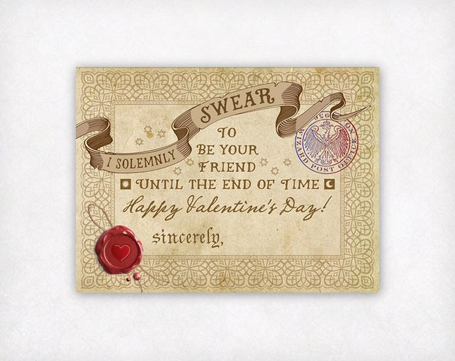 PRINTABLE Wizard Valentines for Children, Valentines Working day Playing cards graphic relating to Harry Potter Envelope Printable known as PRINTABLE Wizard Valentines for Little ones, Valentines Working day Playing cards