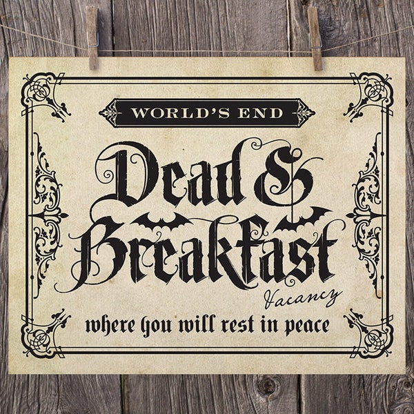 Dead and Breakfast Svg - Etsy