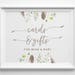 PRINTABLE Boho Baby Shower Cards and Gifts Sign, Bohemian Baby Shower ...