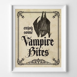 8x10 PRINTABLE Halloween Decorations, Halloween Party Sign, Enjoy Some ...