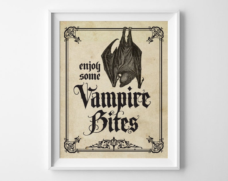 8x10 PRINTABLE Halloween Decorations Halloween Party Sign | Etsy