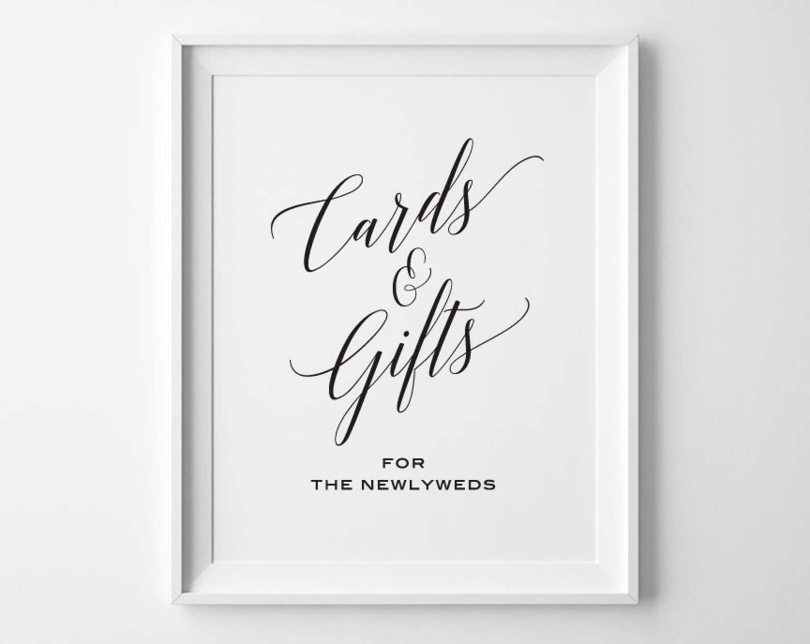 PRINTABLE Wedding Signs Wedding Cards and Gifts Sign Black Etsy