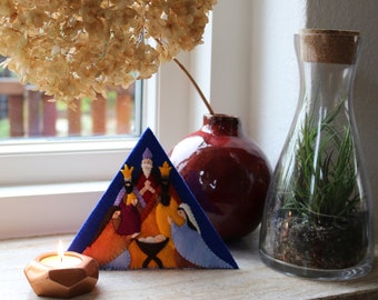 Nativity triangle - DIY felt kit