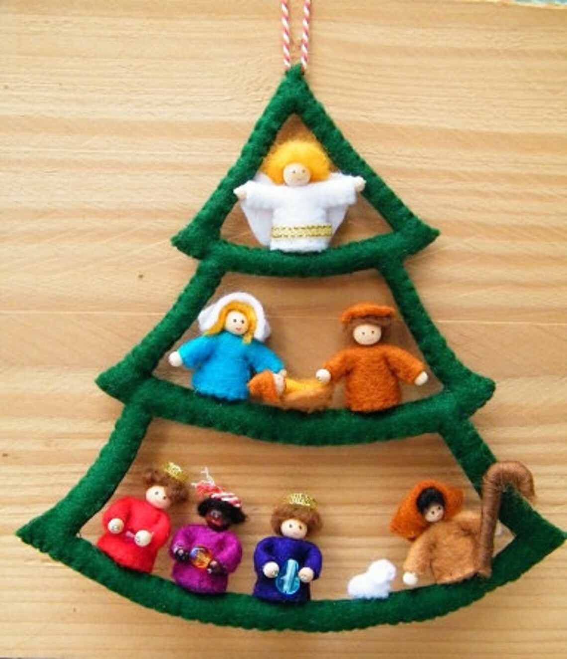 Nativity Scene Tree DIY Felt Kit Etsy