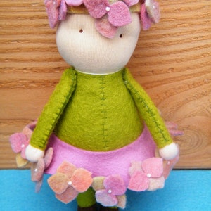 PDF Pattern 4 Felt Flower Dolls - Etsy