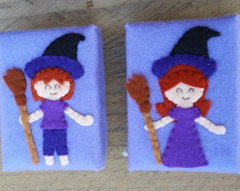 Boîte de sorcière - kit de bricolage complet avec motif