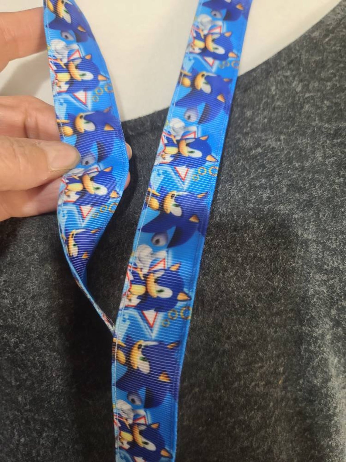 sonic the hedgehog lanyard