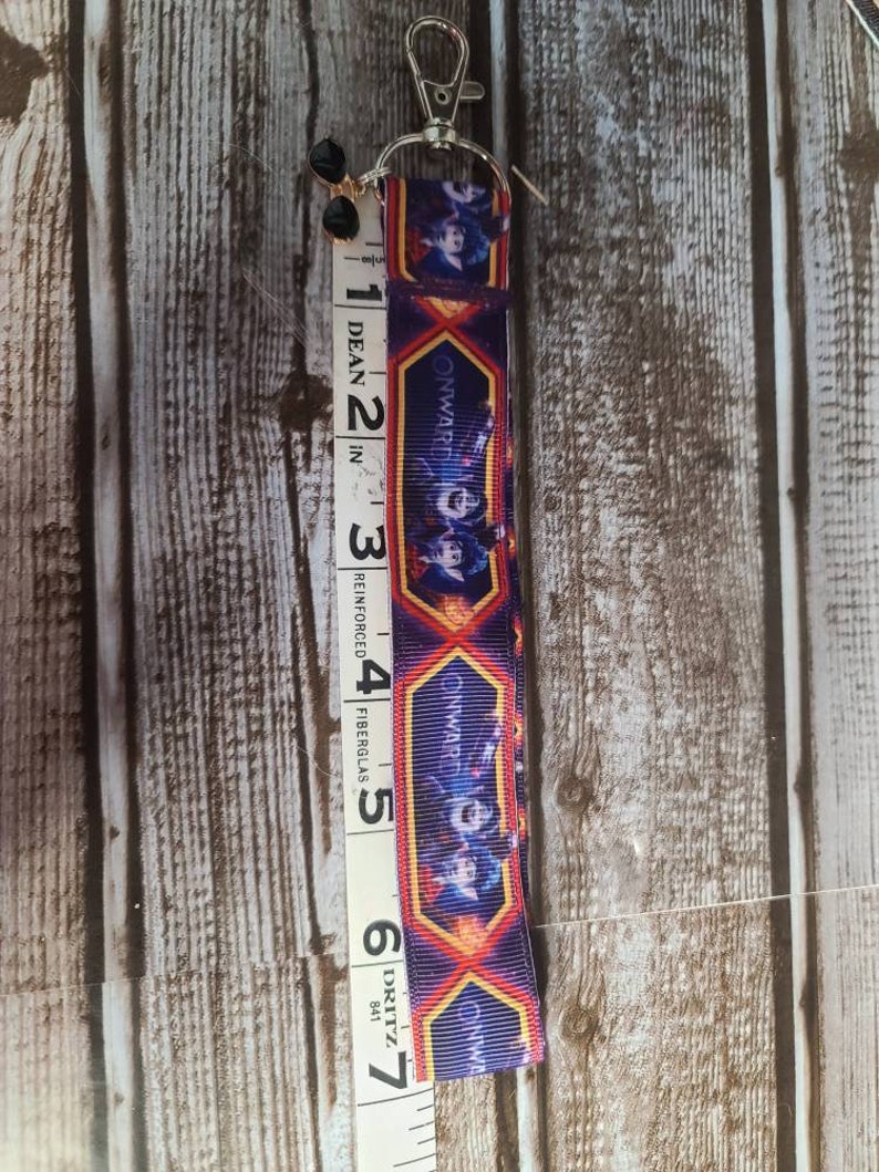 wristlet Keychain with charm Onward small lanyard