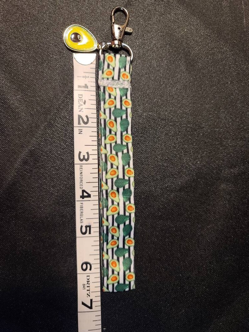 Avocados small lanyard with avocado charm